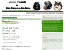 Tablet Screenshot of alankennel.com
